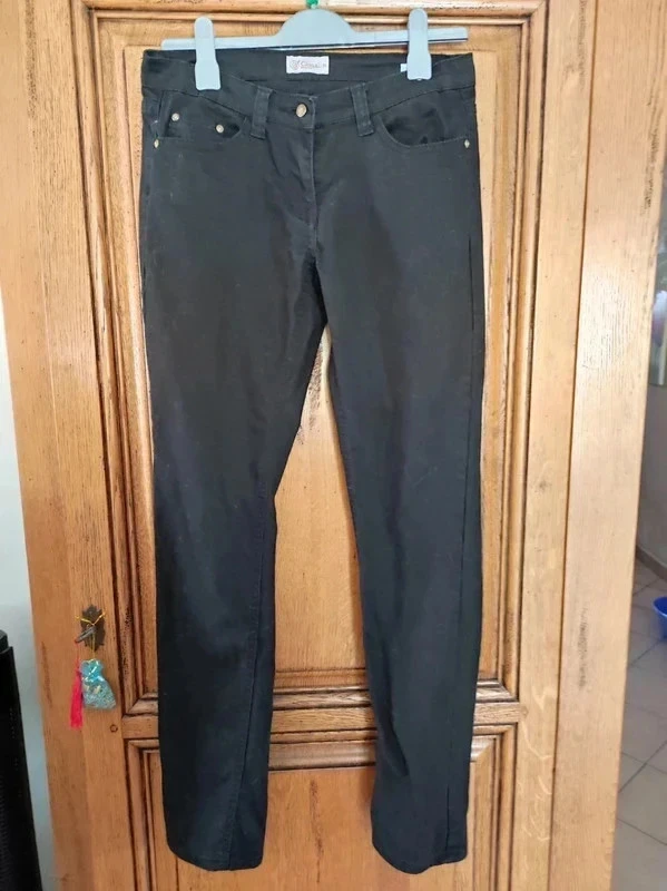Calça jeans preta da marca Casual by Gémo tamanho 38 – photo 2